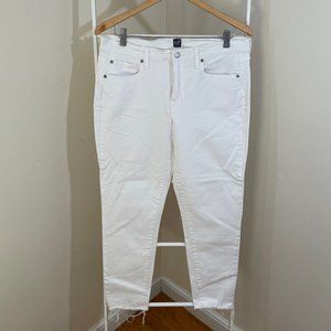 GAP True Skinny Raw Hem Ankle Jean